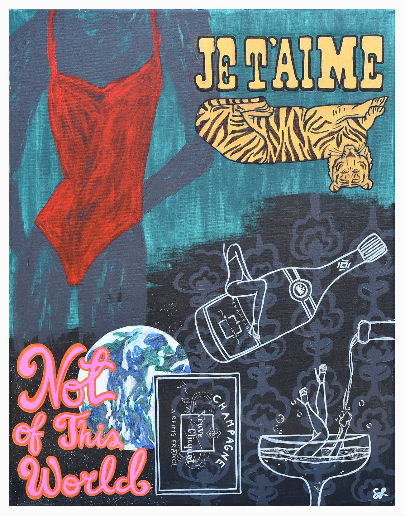 French Girls Print