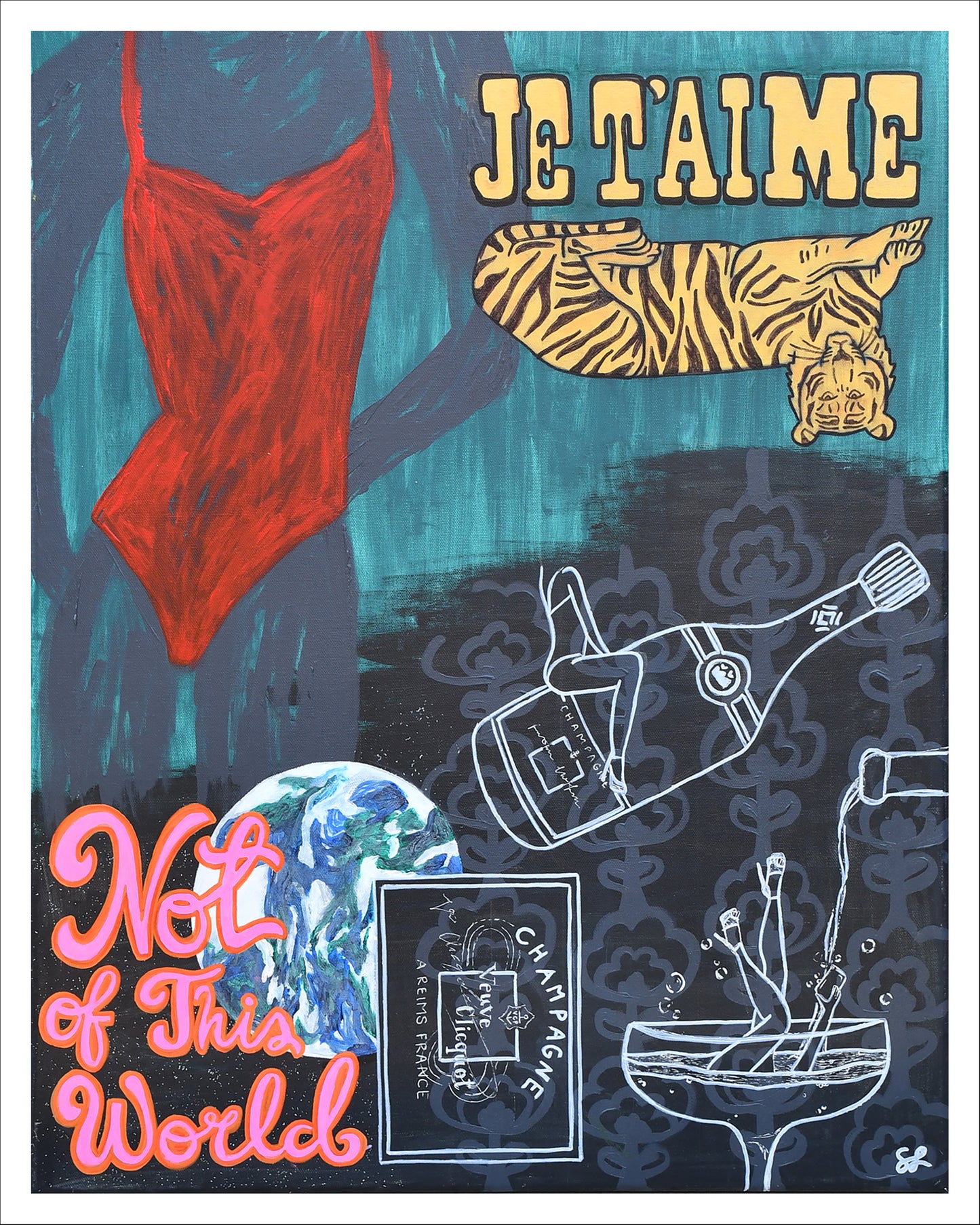 French Girls Print