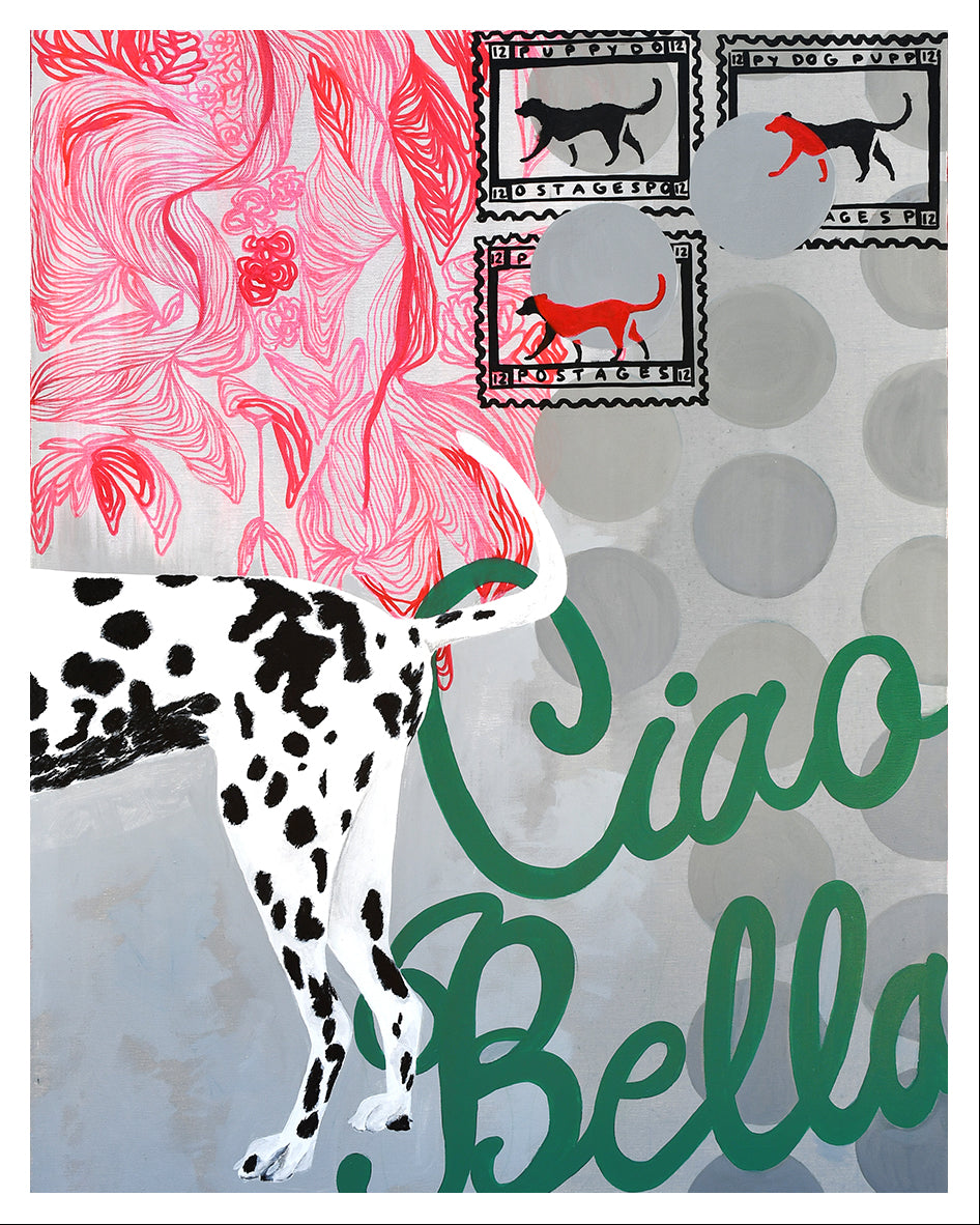 Puppy Dog Postage Print